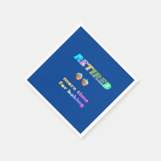 In ruste...meer tijd om te bakken servet (Hoek)