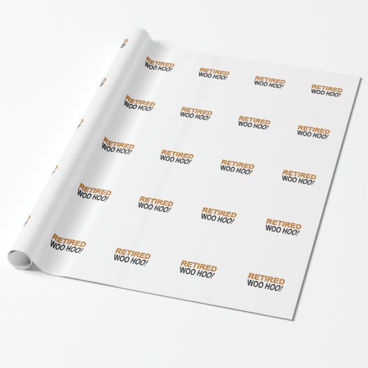 In ruste Woo Hoo Cadeaupapier (Uitgerold)