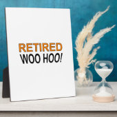 In ruste Woo Hoo Fotoplaat (Zijkant)