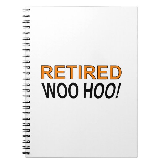 In ruste Woo Hoo Notitieboek (Voorkant)