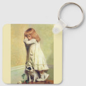 In schande door Charles Burton Barber, kunst Sleutelhanger (Achterkant)