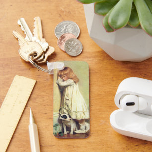 In schande door Charles Burton Barber,  kunst Sleutelhanger