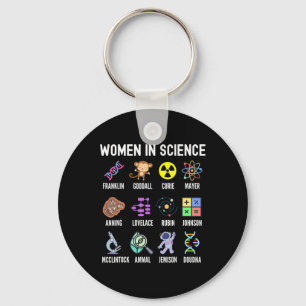 In Science - Feministische Stem Girls Empowerment  Sleutelhanger