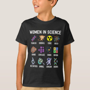 In Science - Feministische Stem Girls Empowerment T-shirt
