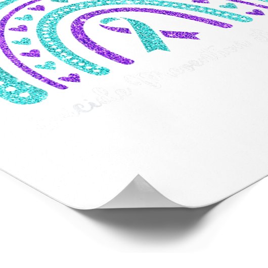 In Sep Wear Teal And Purple Suicide Prevention Awa Poster (Hoek)