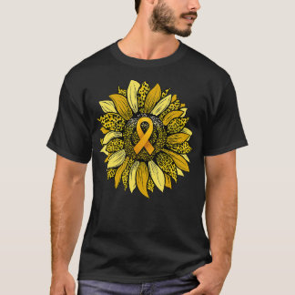 In september Draag Gold Childhood Cancer Awareness T-shirt