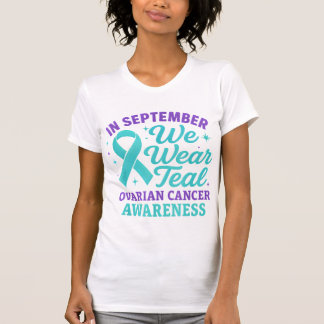 In september Draag we Blauwgroen gevoeligheid voor T-shirt