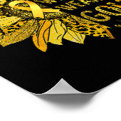 In september Draag we de kinderkanker. Poster (Hoek)