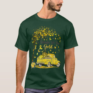 In september Draag we Gold Pumpkin Truck Chilhood T-shirt