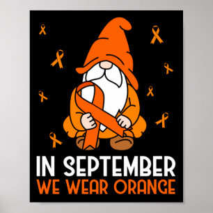In september Draag we Oranje Poster