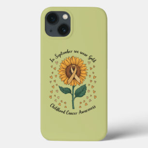 In September dragen we goud Tegen Kinderkanker iPhone 13 Hoesje
