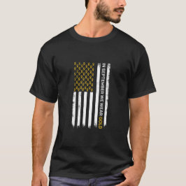 In September dragen we goud Tegen kinderkanker T-shirt