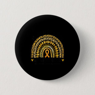 In September dragen we Gouden Regenboog Kinderkank Ronde Button 5,7 Cm
