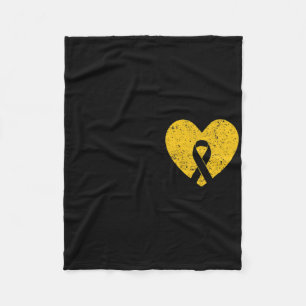 In september hebben we Gold Childhood Cancer Aware Fleece Deken