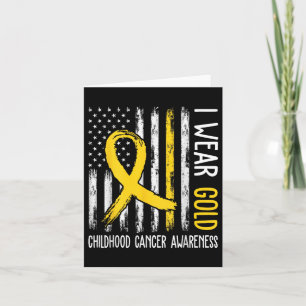 In september hebben we Gold Childhood Cancer Aware Kaart
