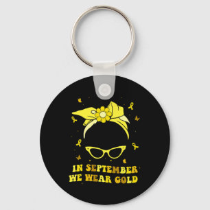 In september hebben we Gold Childhood Cancer Aware Sleutelhanger