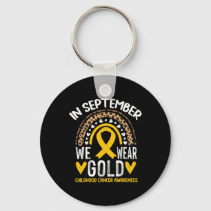 In september hebben we Gold Childhood Cancer Aware Sleutelhanger