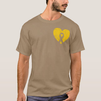 In september hebben we Gold Childhood Cancer Aware T-shirt