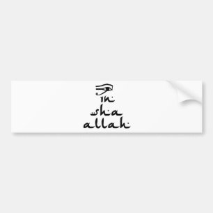 In Sha Allah Bumpersticker