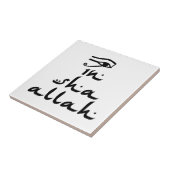 In Sha Allah Tegeltje (Zijkant)