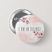In Silence Meditation Button voor Retreat Spring # (Voorkant /achterkant)