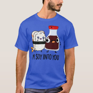 In soja in je Schattigee sojasaus woordspeling T-shirt