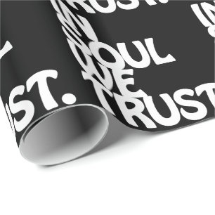 In Soul vertrouwen we. Cadeaupapier