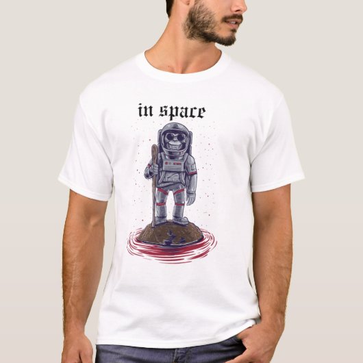 In space t-shirt (Voorkant)