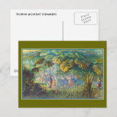 In Sprookjesland: Een elfachtige Dans Briefkaart (Voorkant / Achterkant)