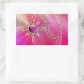 In Stickers met stralingsafstammeling (Tas)