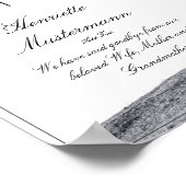 In stil verdriet - boom op de weide poster (Hoek)