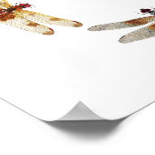 In Sync- Circle of Dragonflies Art Poster (Hoek)