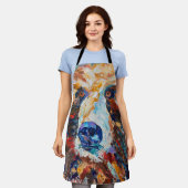 In the Bear's Gaze Apron Schort (Gedragen)