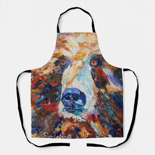 In the Bear's Gaze Apron Schort (Voorkant)
