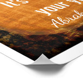 In The End -- Abraham Lincoln citaat - Kunstprint Poster (Hoek)