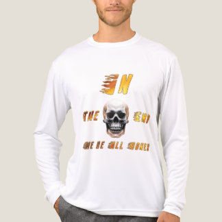 In the End We’re All Bones –FlameSkull Graphic Tee Tri-Blend Shirt