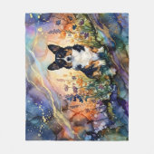 In the Evening Fleece Deken (Voorkant)