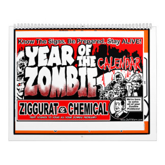 IN THE EVENT OF A ZOMBIE ATTACK Calendar Kalender