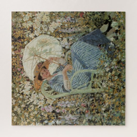 In the Garden, Giverny by Frederick Frieseke Legpuzzel (Verticaal)