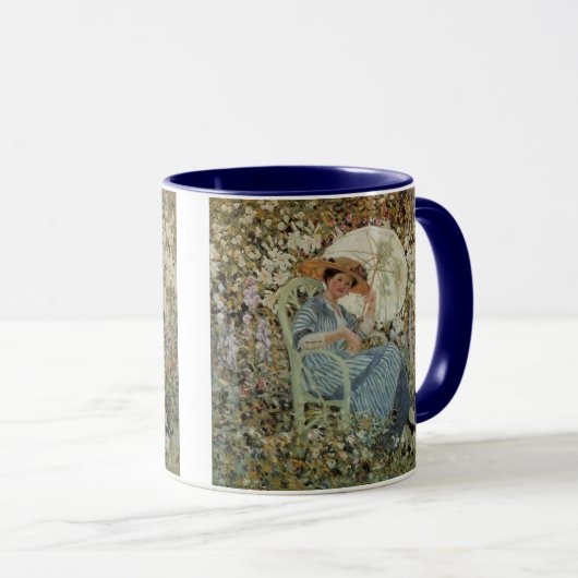 In the Garden, Giverny by Frederick Frieseke Mok (Voorkant rechts)