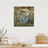 In the Garden, Giverny by Frederick Frieseke Poster (Keuken)