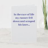 In the race of life... #1 Joke Card Kaart (Voorkant)