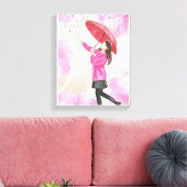 IN THE RAIN CANVAS AFDRUK (Insitu (Woonkamer))
