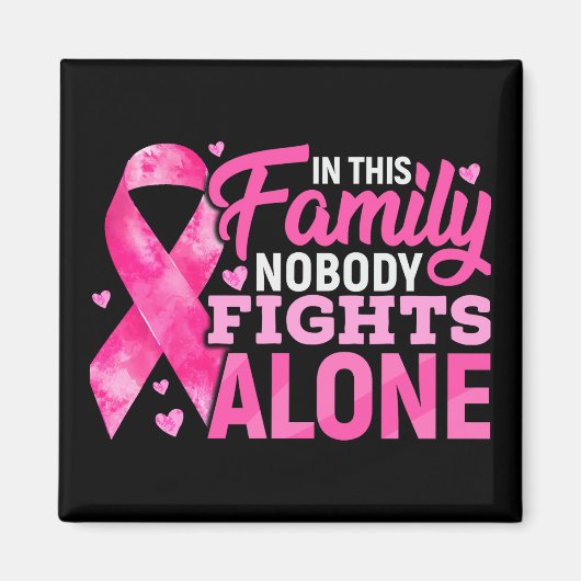 In this Family Nobody Fights Alone Magneet (Voorkant)