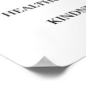 In This House We Believe Modern Minimalist Design Poster (Hoek)