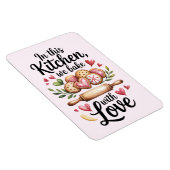 In This Kitchen We Bake With Love Magnet – Cute Magneet (Rechterzijde)