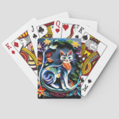 In veel culturen wordt aangenomen dat katten magic pokerkaarten (Achterkant)