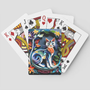 In veel culturen wordt aangenomen dat katten magic pokerkaarten