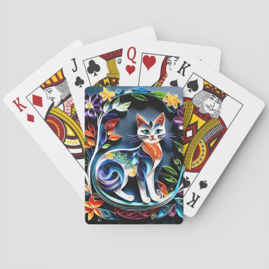 In veel culturen wordt aangenomen dat katten magic pokerkaarten (Achterkant)