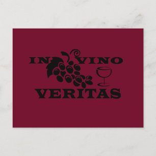 In vino veritas briefkaart